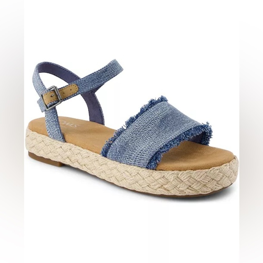 Toms Abby Flatform Espadrille Sandals, NWOT, Size 8.5, Never worn!